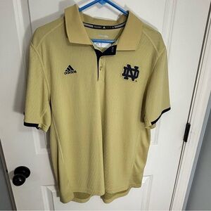 Men’s Adidas Climalite Notre Dame polo - large